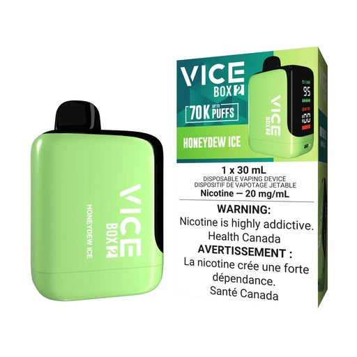 VICE BOX 2 70K Puffs Disposable – 30 mL Adjustable LED Screen