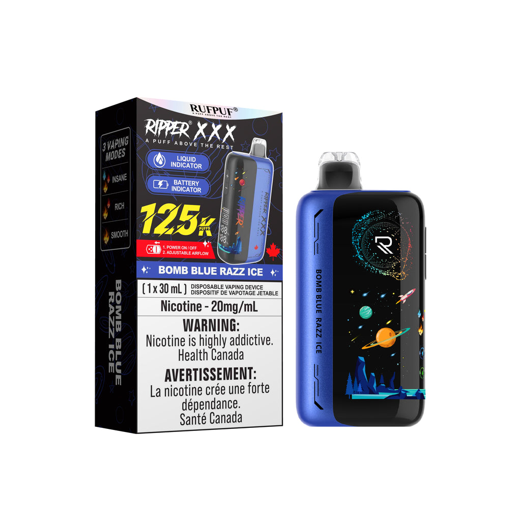 RufPuf Ripper XXX 125K Puffs – Vape Jetable Premium 30 mL