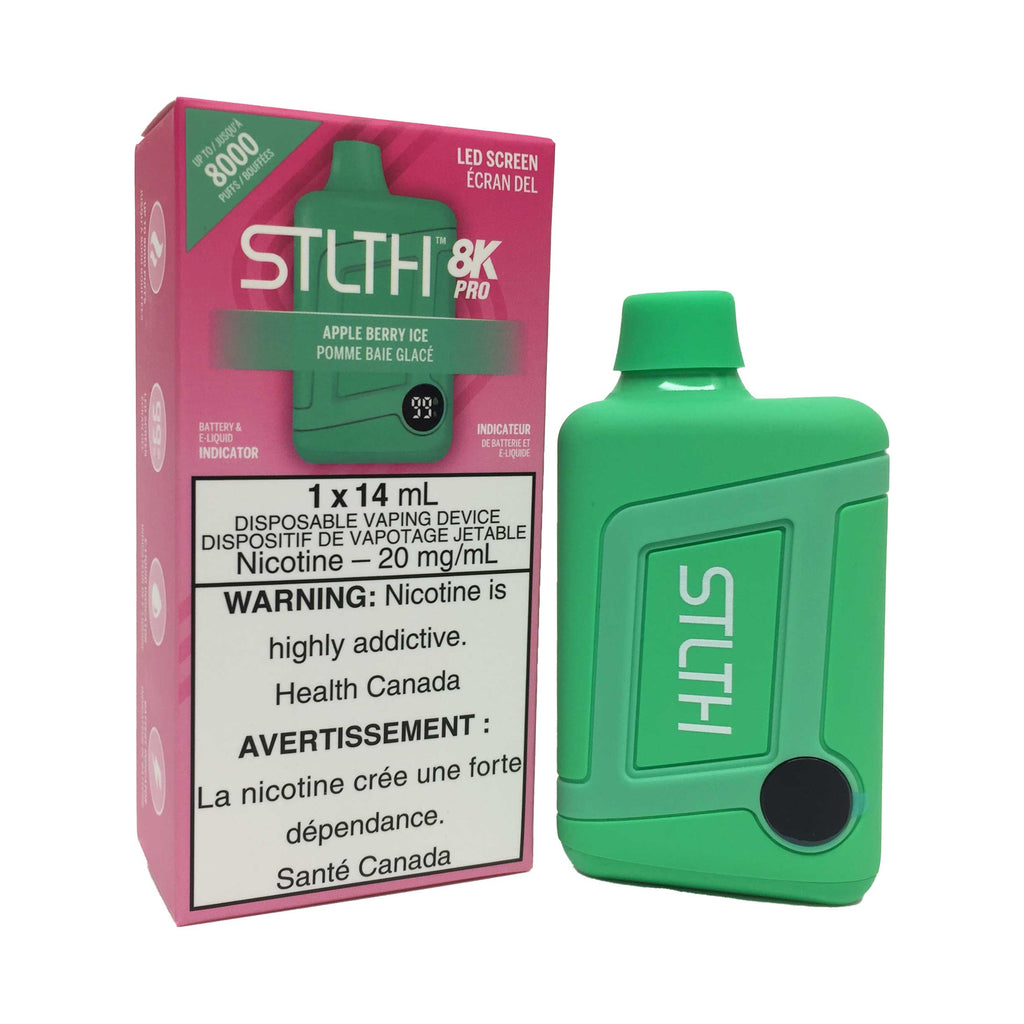 STLTH 8K Pro Vape Jetable – 14 mL 8000 Bouffées 