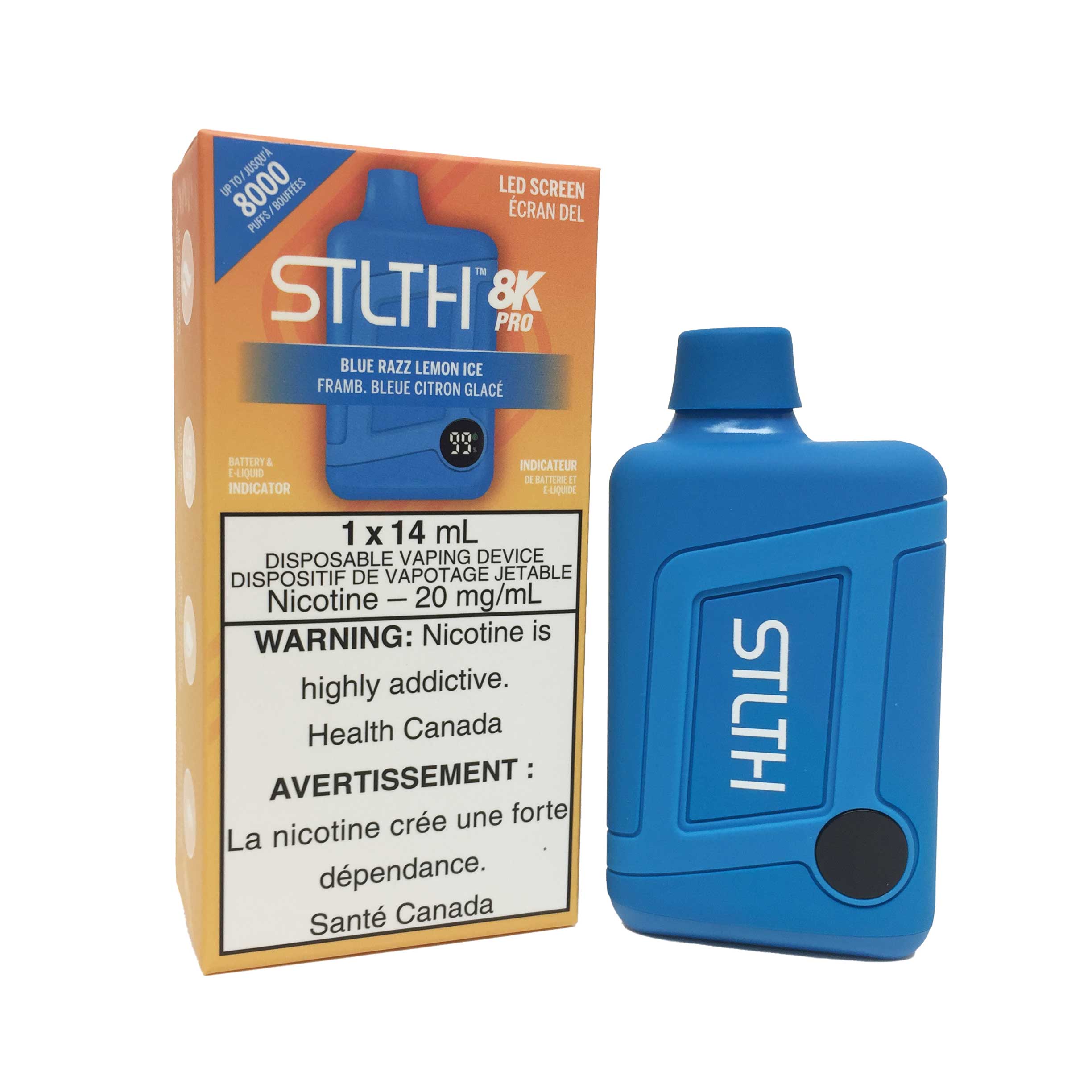 STLTH 8K Pro Vape Jetable – 14 mL 8000 Bouffées 