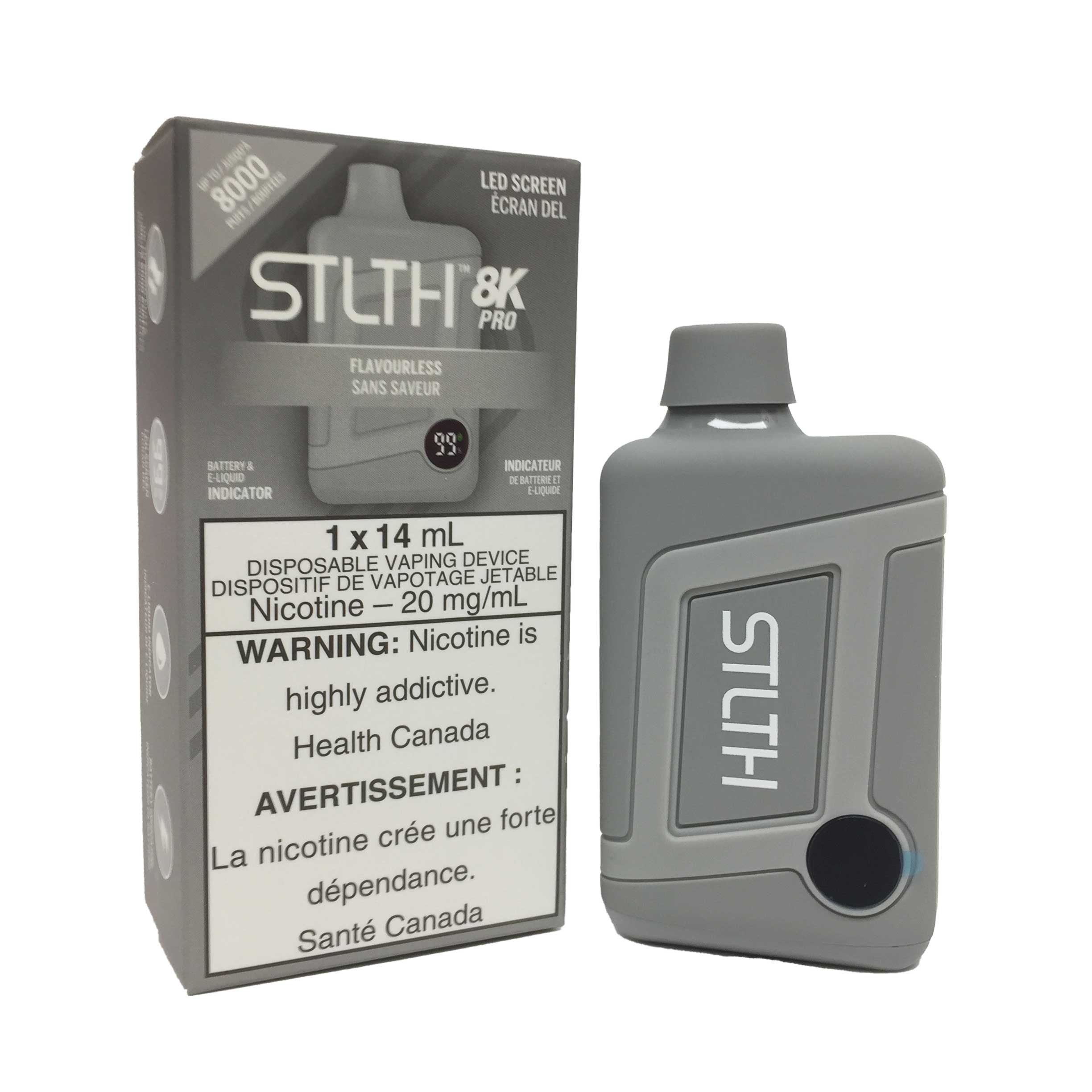 STLTH 8K Pro Vape Jetable – 14 mL 8000 Bouffées 
