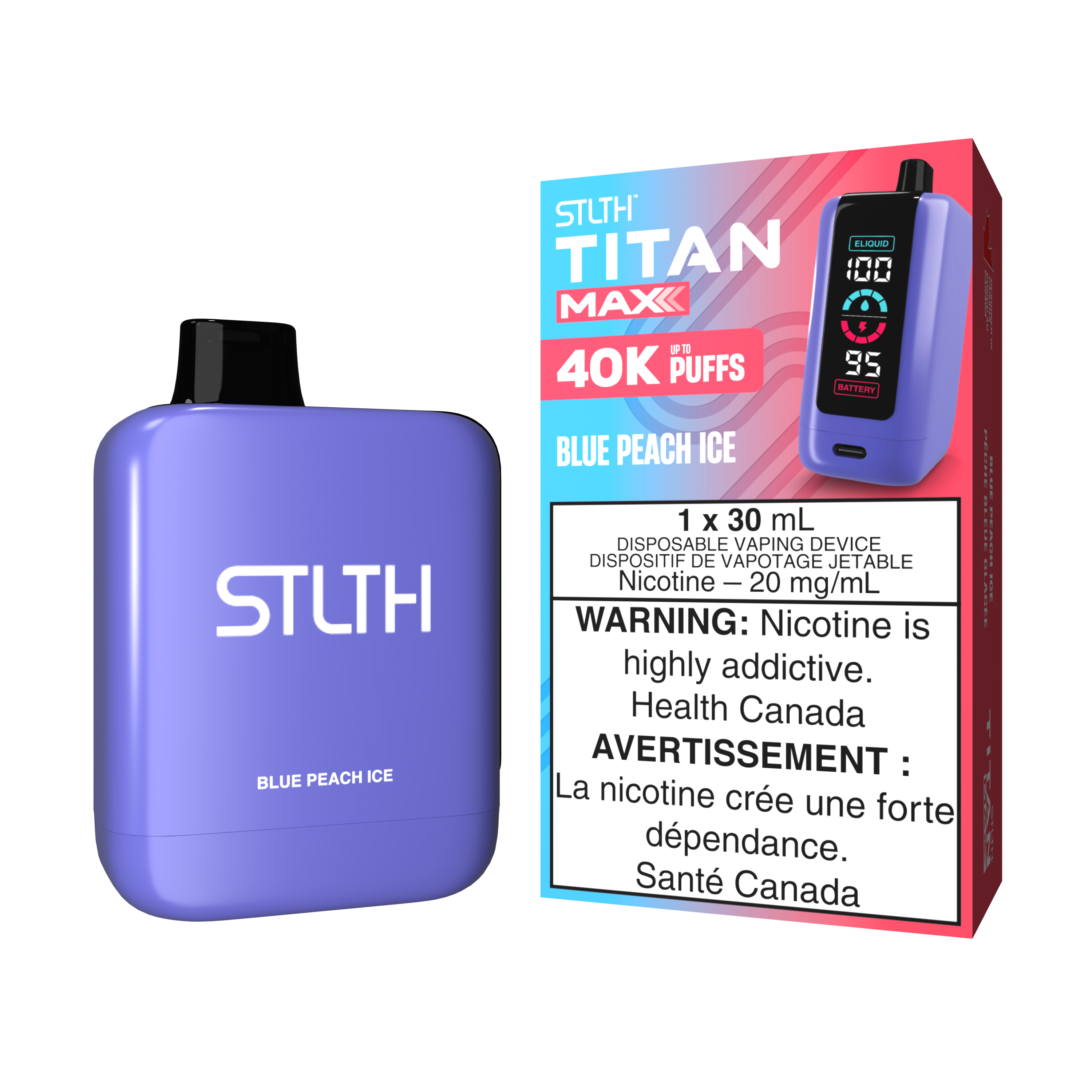 STLTH Titan Max 50K Puffs Disposable Vape – 30 ml