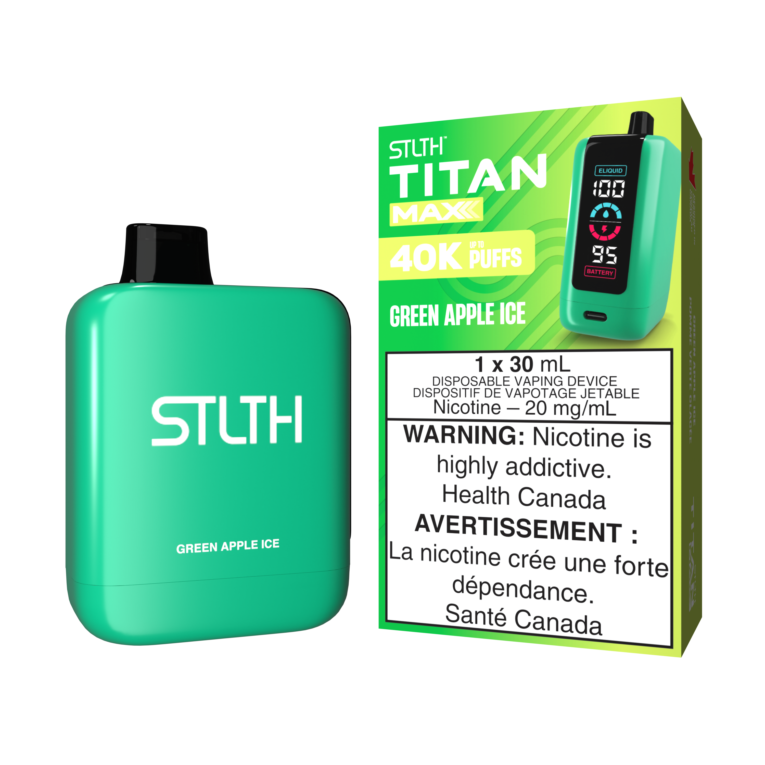 STLTH Titan Max 50K Puffs Disposable Vape – 30 ml