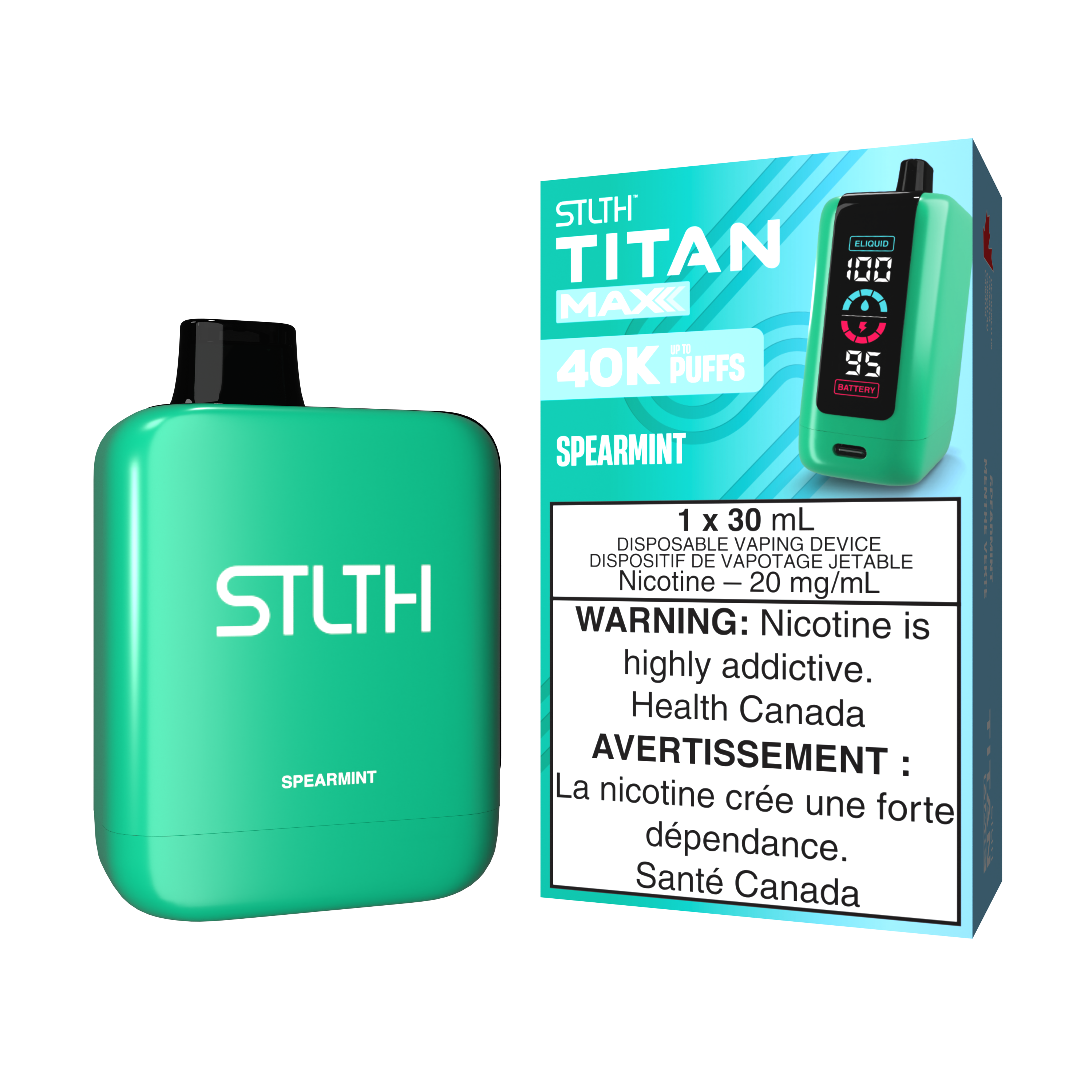 STLTH Titan Max 50K Puffs Disposable Vape – 30 ml
