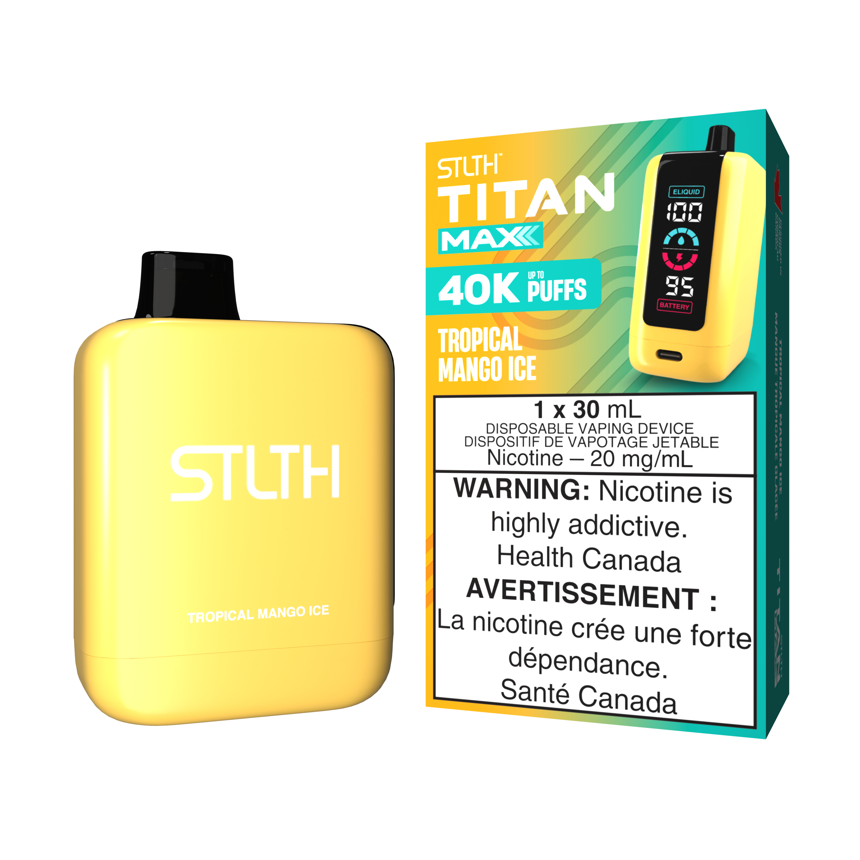 STLTH Titan Max 50K Puffs Disposable Vape – 30 ml
