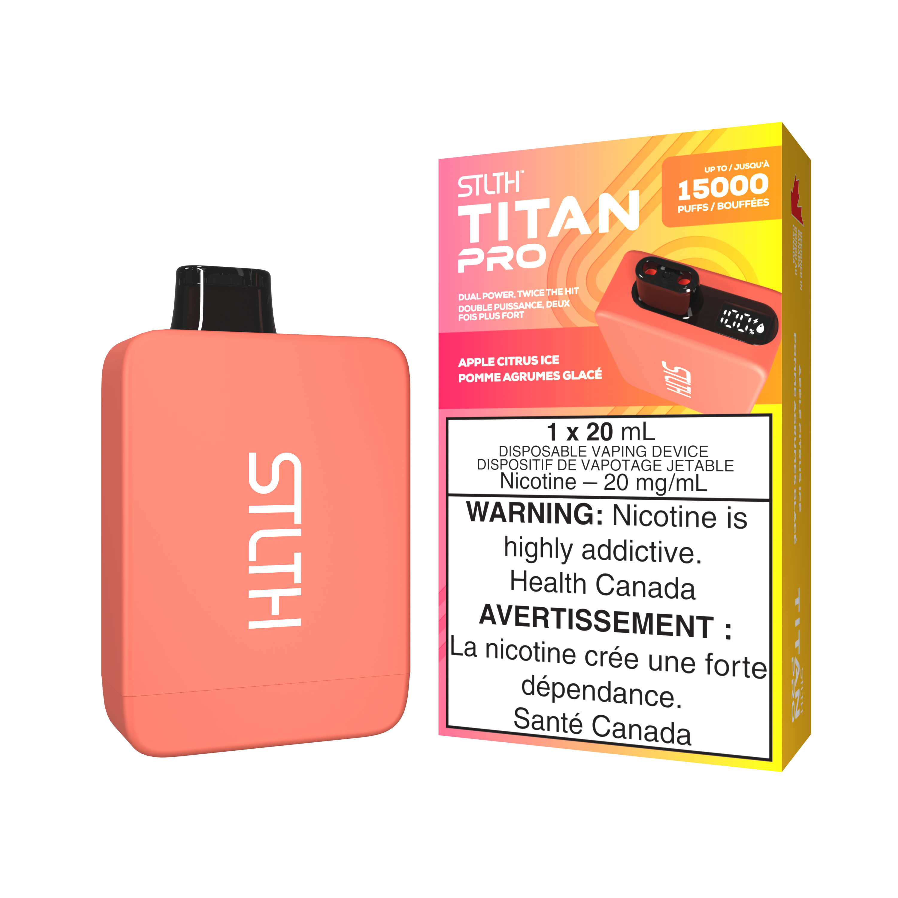 STLTH Titan Pro 15K Puffs Disposable Vape