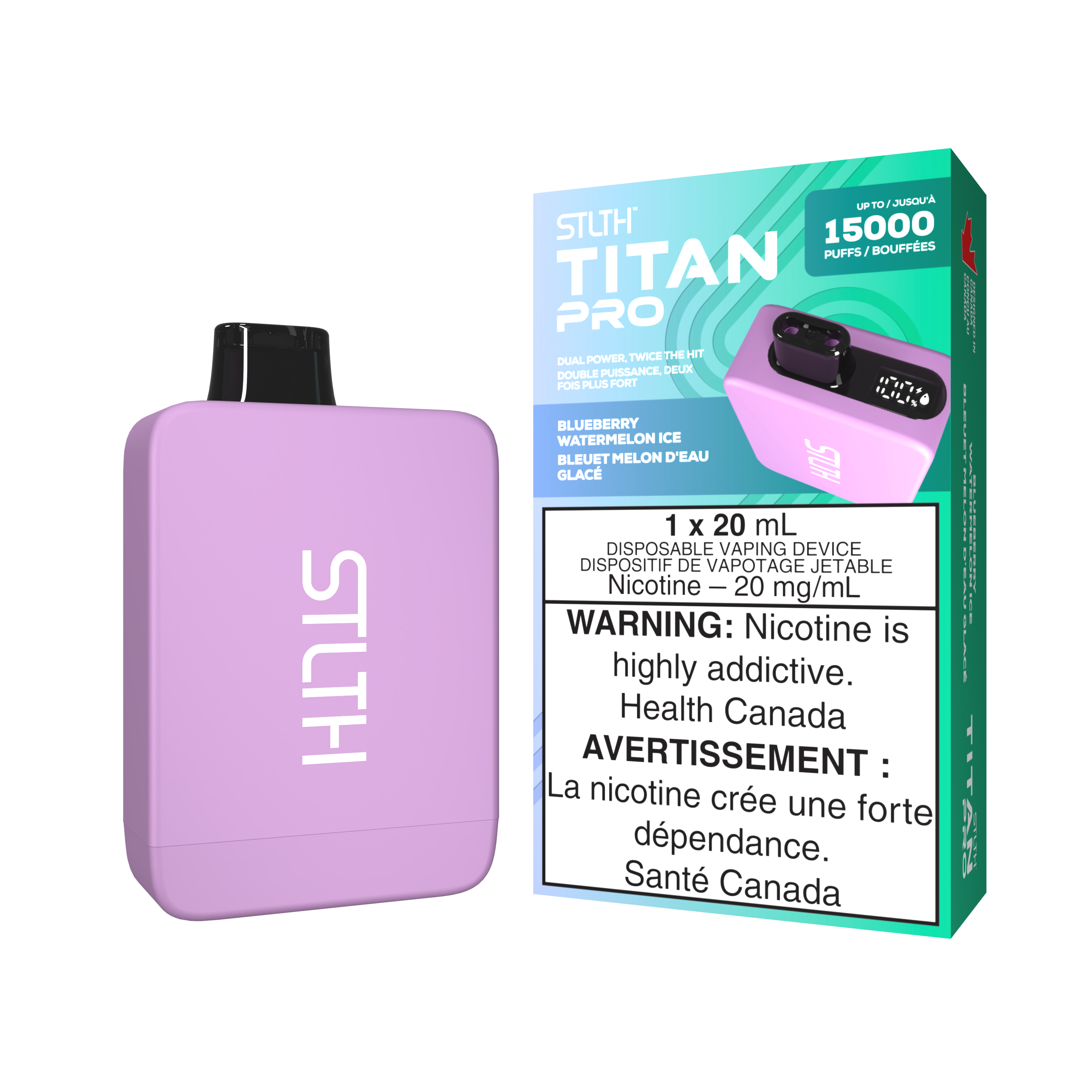 STLTH Titan Pro 15K Puffs Disposable Vape