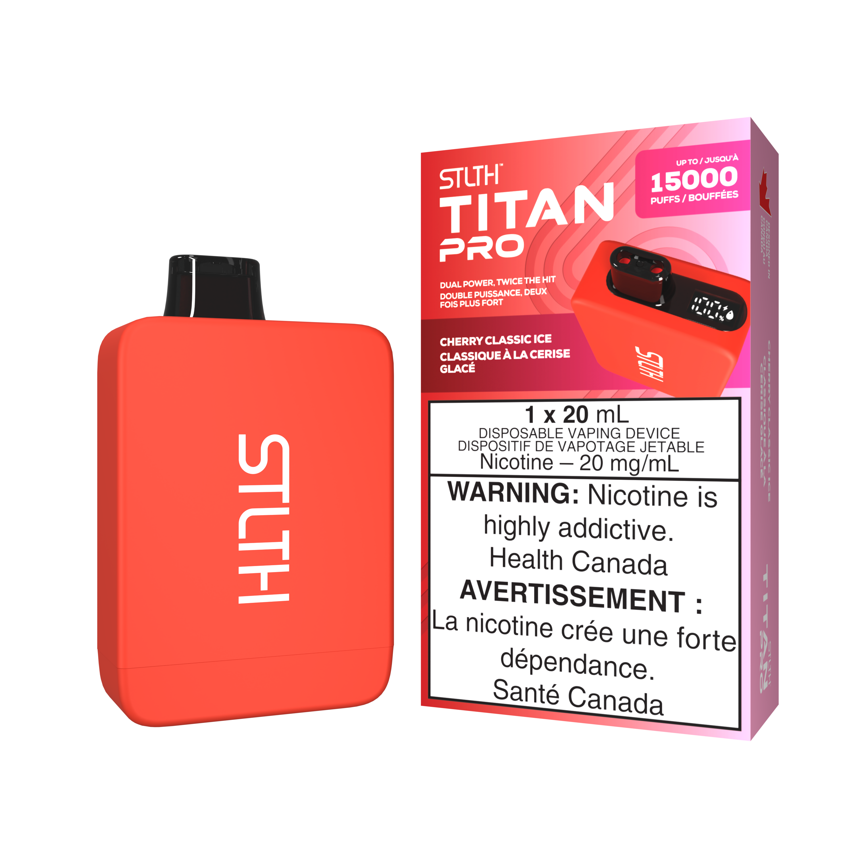 STLTH Titan Pro 15K Puffs Disposable Vape