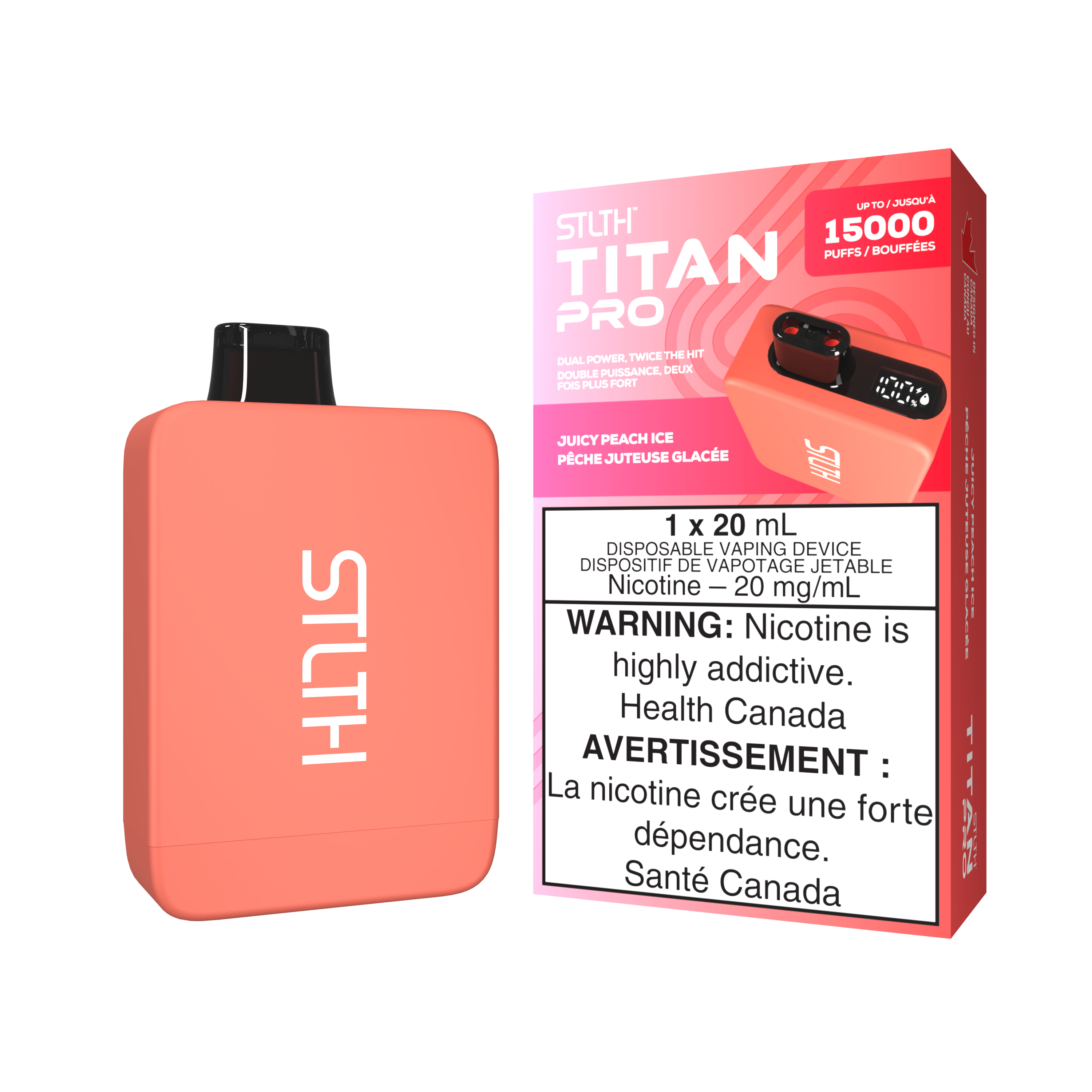 STLTH Titan Pro 15K Puffs Disposable Vape