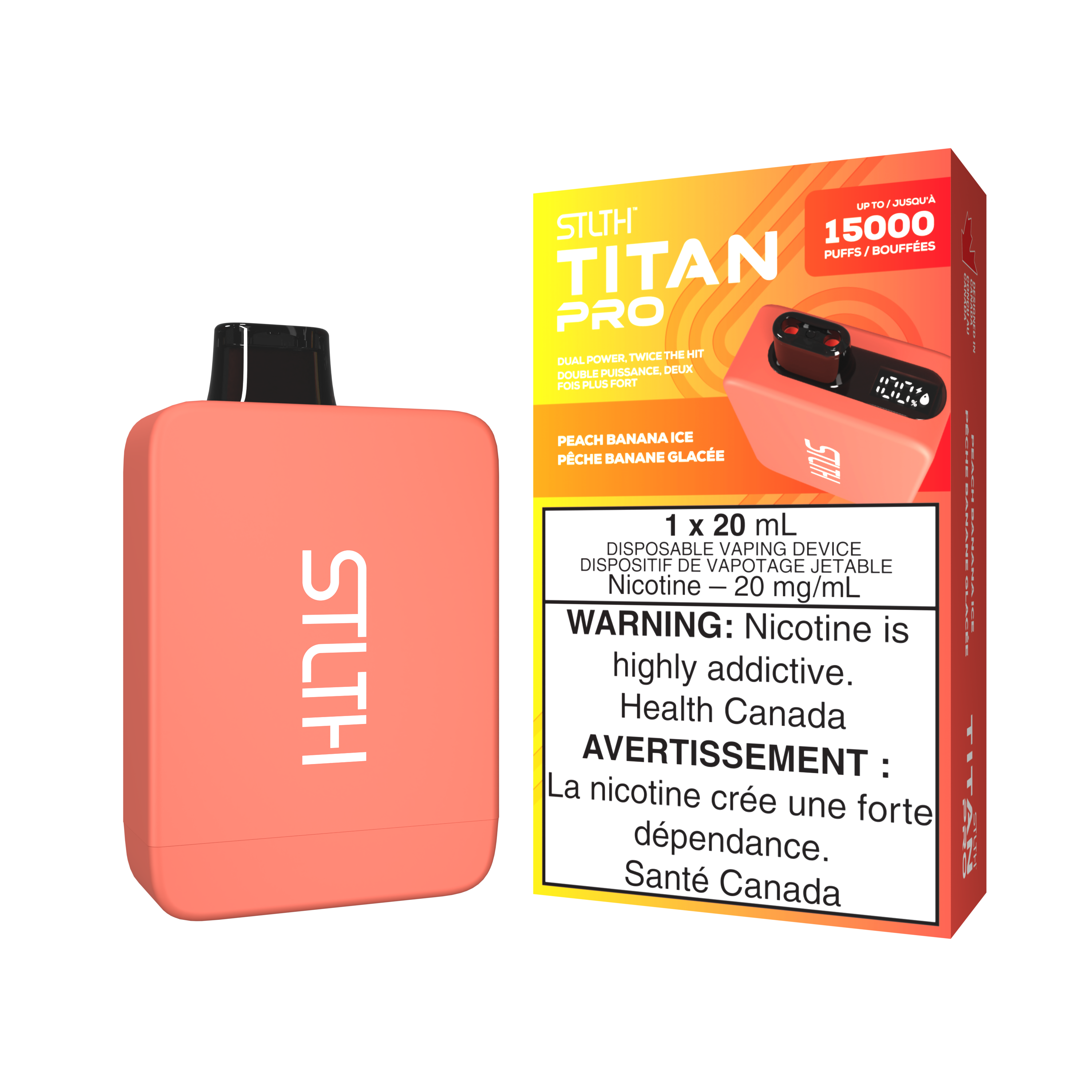 STLTH Titan Pro 15K Puffs Disposable Vape
