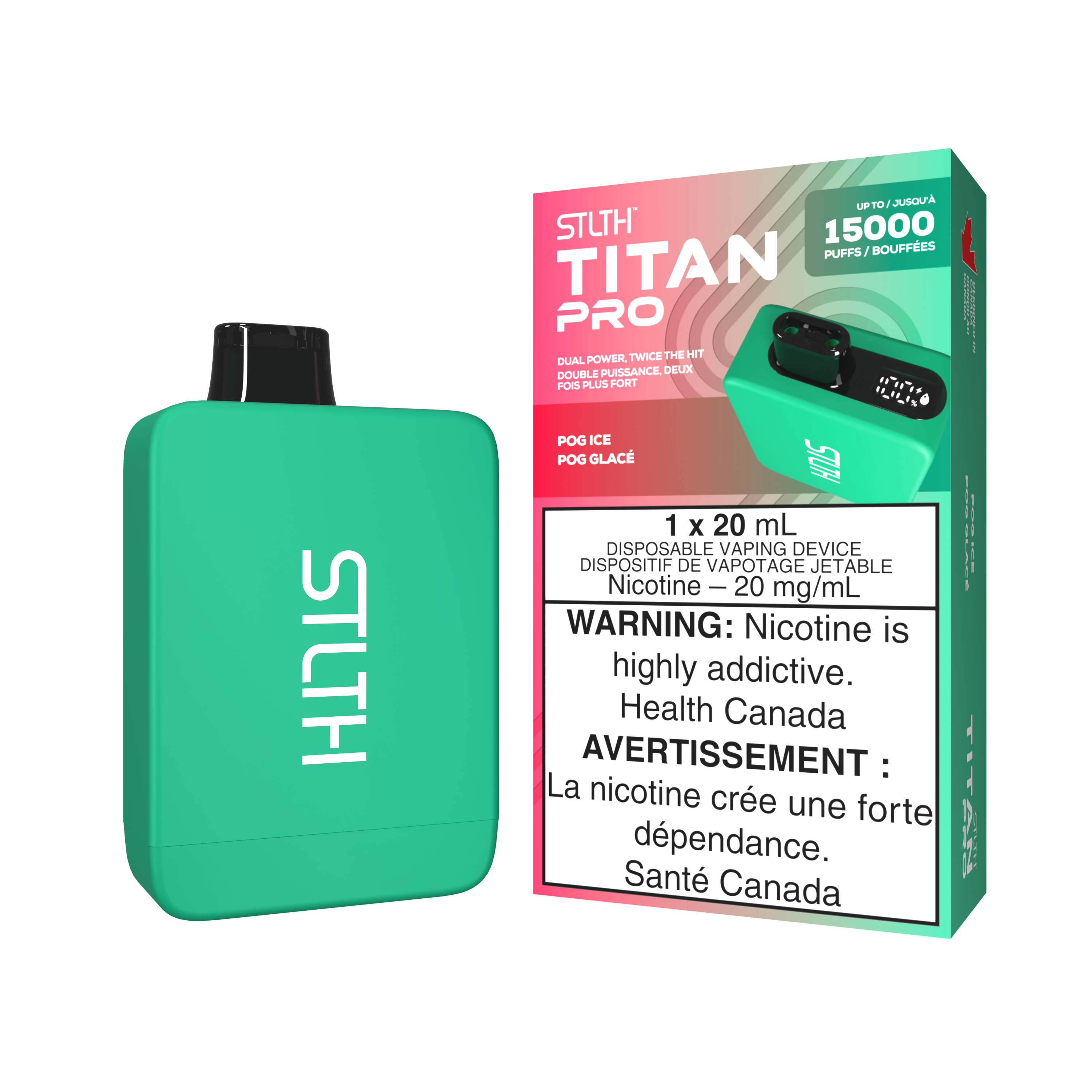 STLTH Titan Pro 15K Puffs Disposable Vape
