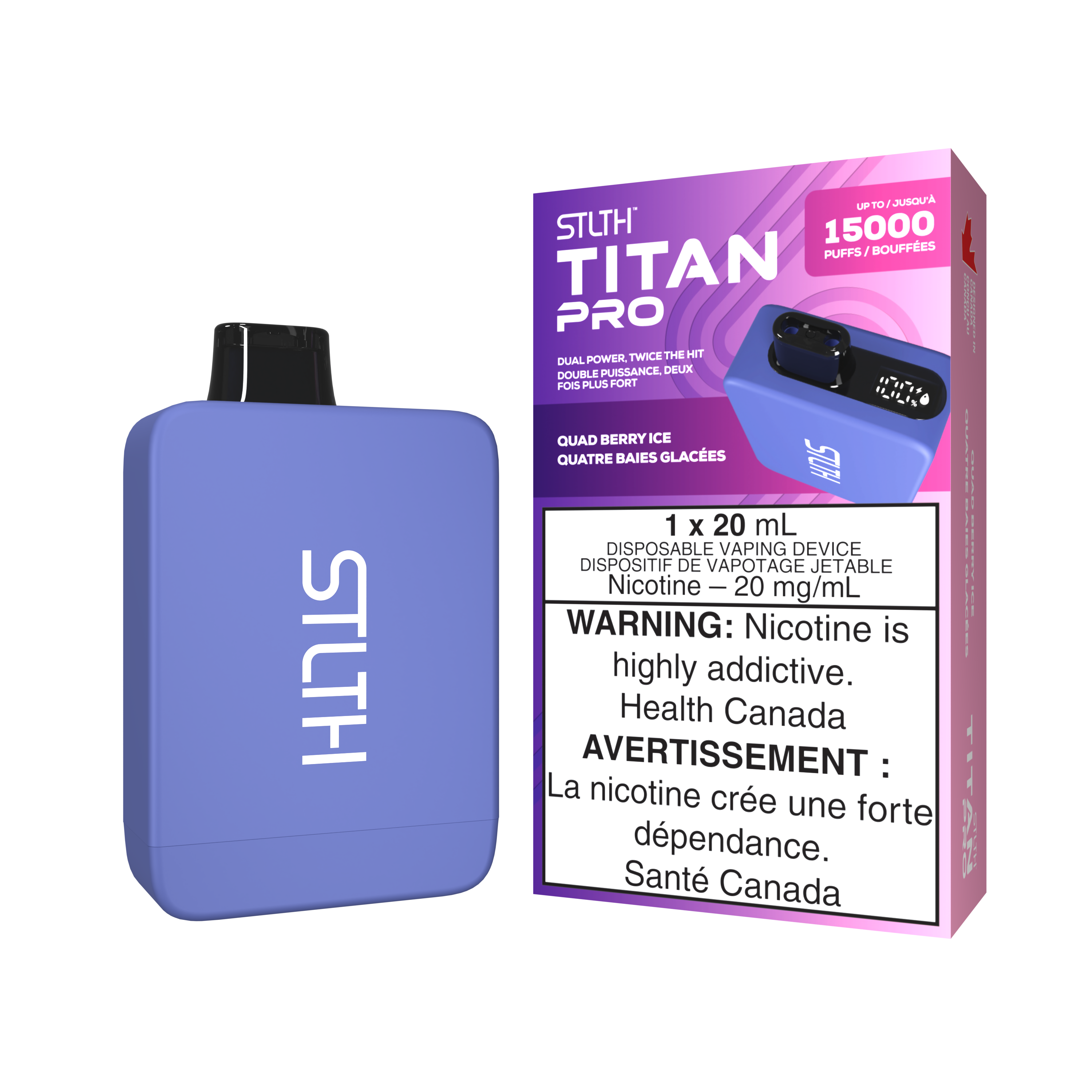 STLTH Titan Pro 15K Puffs Disposable Vape
