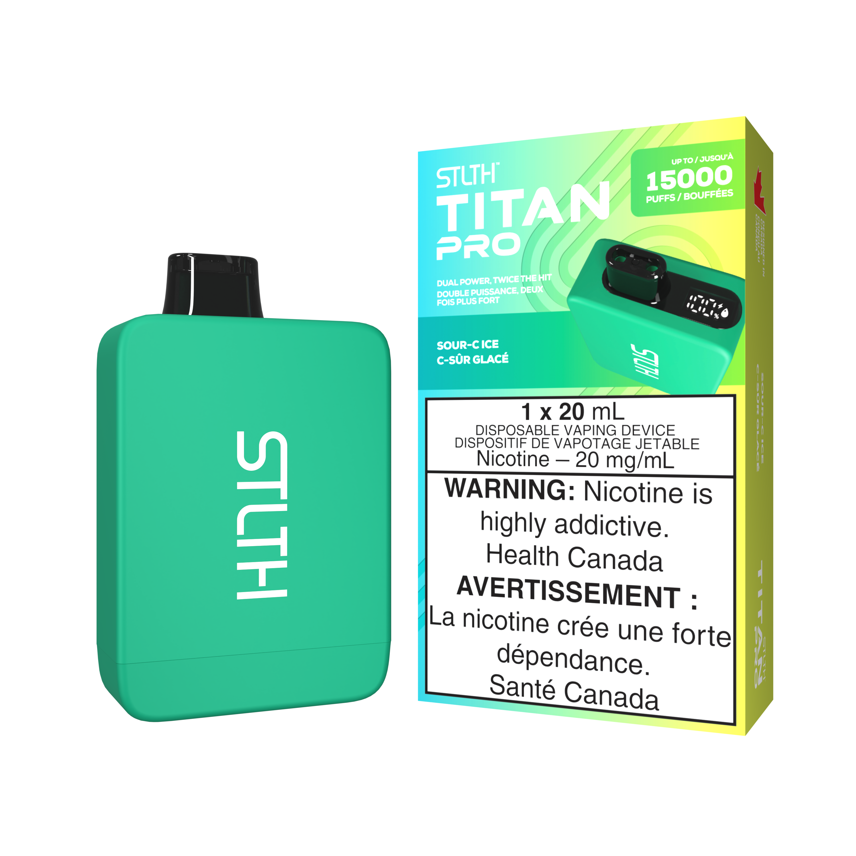 STLTH Titan Pro 15K Puffs Disposable Vape
