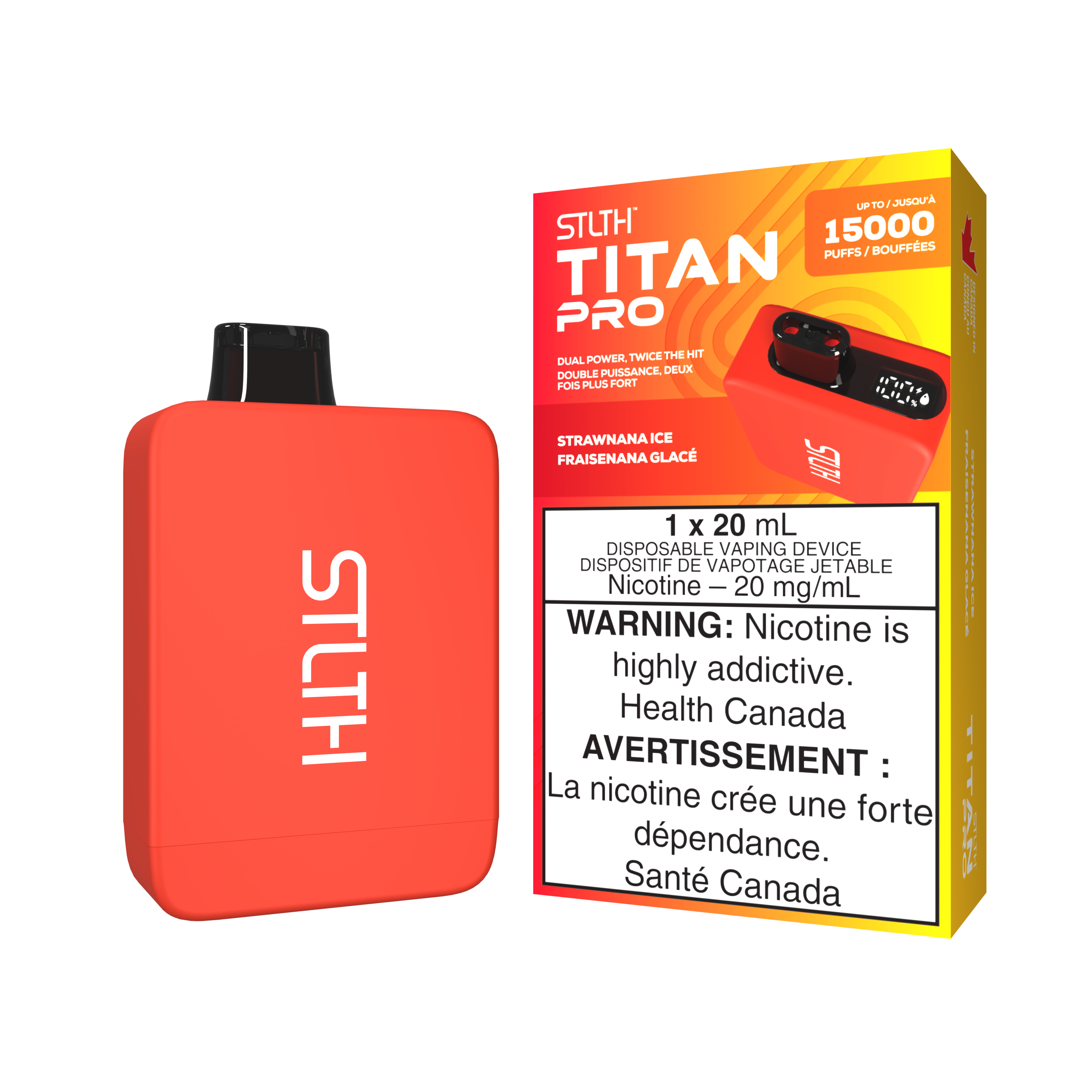 STLTH Titan Pro 15K Puffs Disposable Vape
