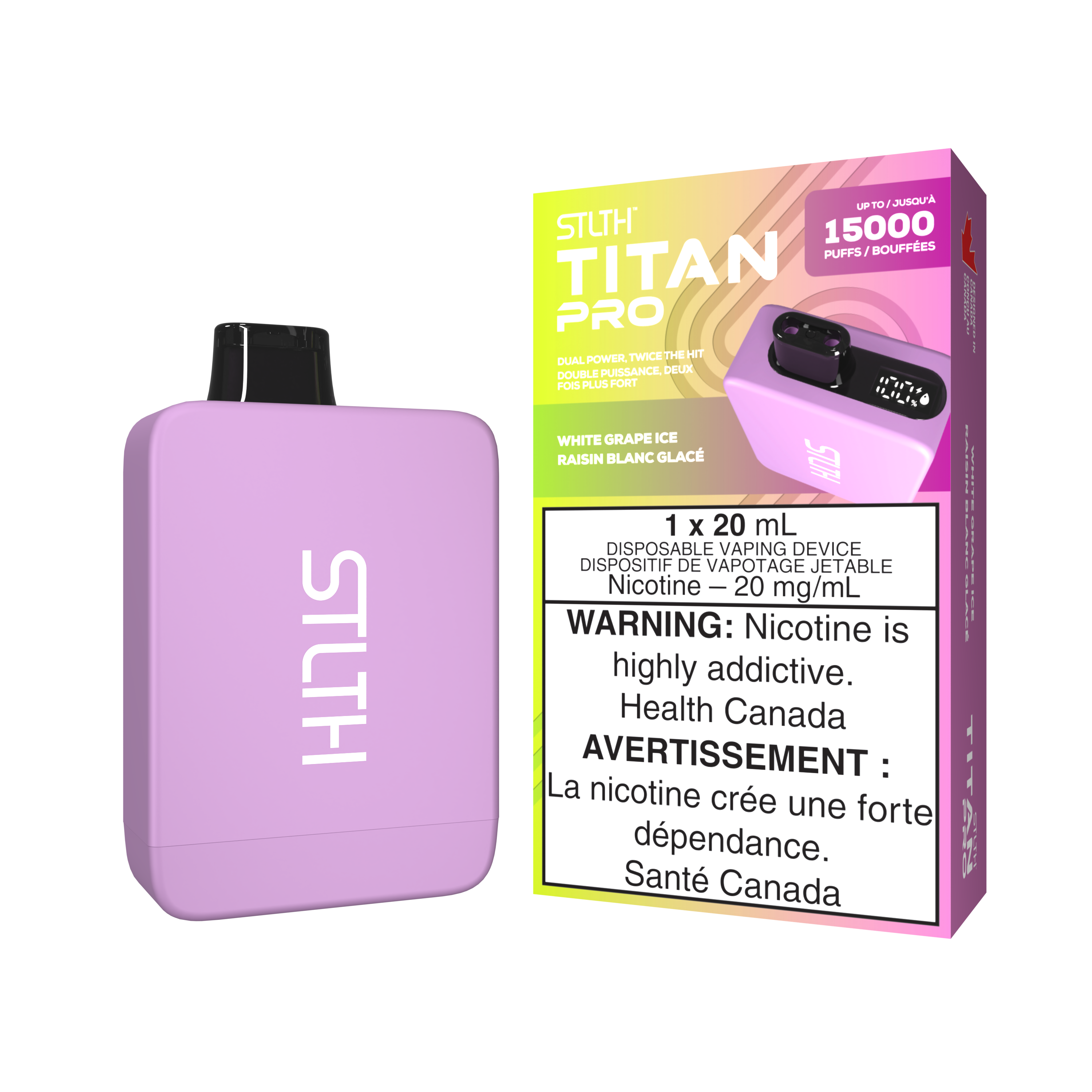 STLTH Titan Pro 15K Puffs Disposable Vape