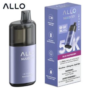 Allo Nuud 50K Puffs Vape Jetable – Réservoir Transparent 20 mL