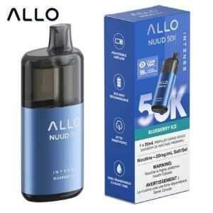 Allo Nuud 50K Puffs Disposable Vape – Clear Tank 20 mL