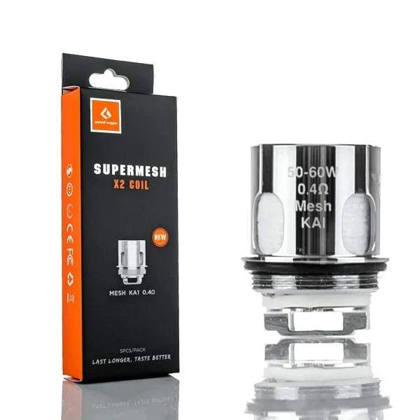 Geekvape Supermesh X2 Coils 0.4 Ohm – Pack of 5