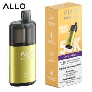 Allo Nuud 50K Puffs Disposable Vape – Clear Tank 20 mL