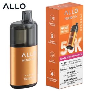 Allo Nuud 50K Puffs Disposable Vape – Clear Tank 20 mL