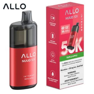 Allo Nuud 50K Puffs Disposable Vape – Clear Tank 20 mL