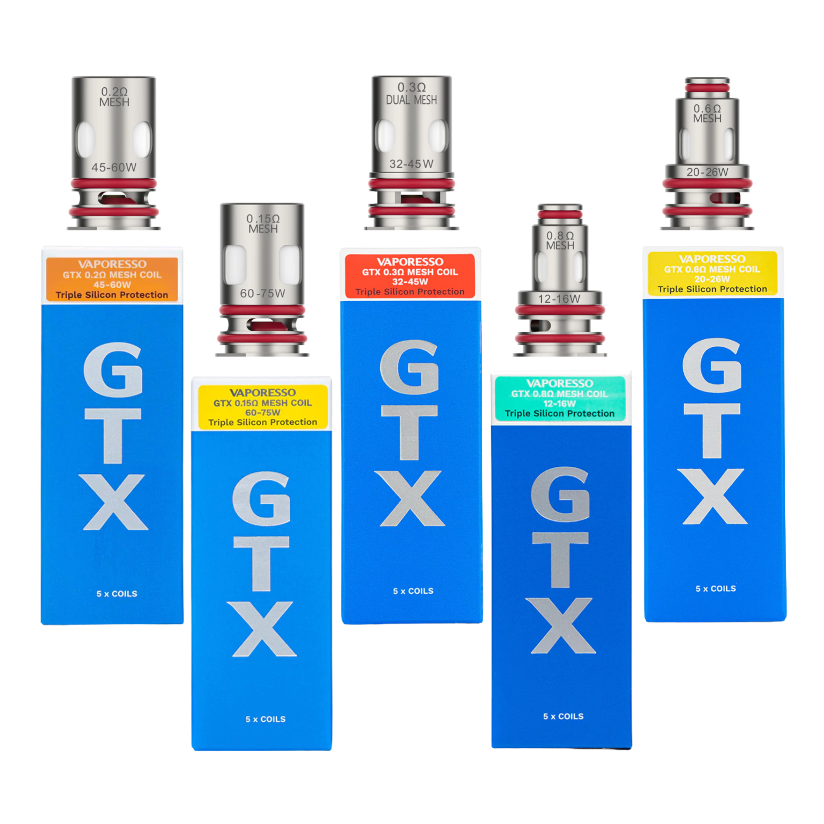 Vaporesso GTX Mesh Coils 5-Pack